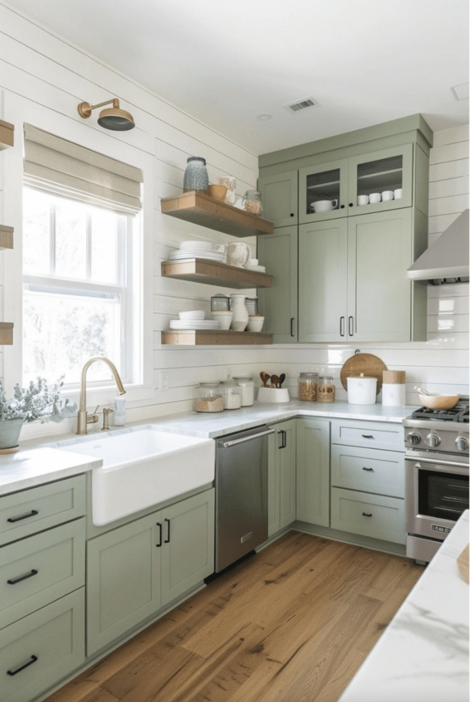 Cuisine vert sauge